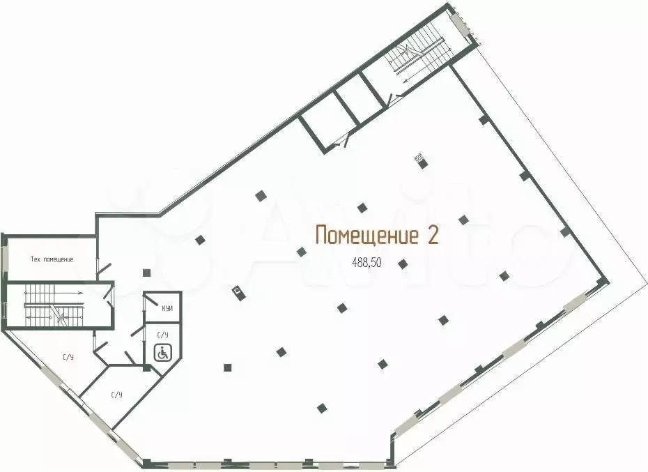 Продам помещение свободного назначения, 488.5 м - Фото 1