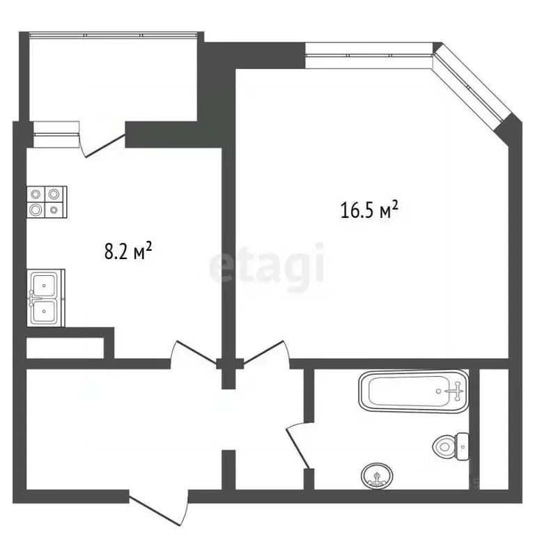 1-к кв. Москва ул. Дмитрия Ульянова, 27к1 (36.0 м) - Фото 2