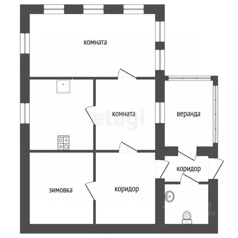 Дом в Вологодская область, Великоустюгский муниципальный округ, ... - Фото 2