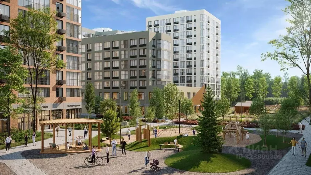 4-к кв. Ленинградская область, Всеволожск А101 Всеволожск жилой ... - Фото 1