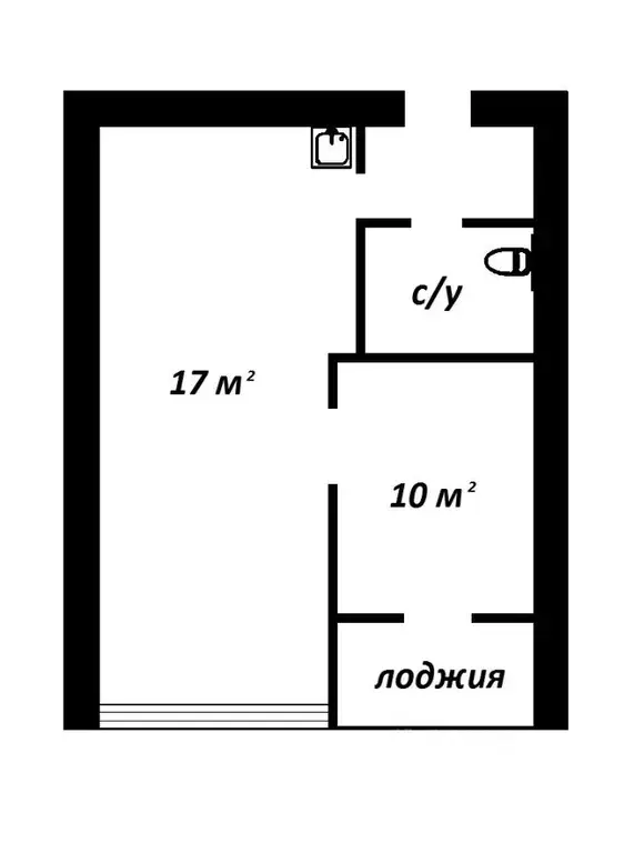 2-к кв. Красноярский край, Красноярск ул. Авиаторов, 32 (41.7 м) - Фото 1