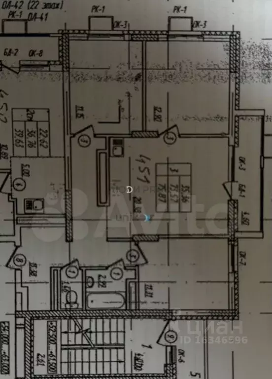 3-к кв. Башкортостан, Уфа ул. Евгения Столярова, 6 (73.0 м) - Фото 2