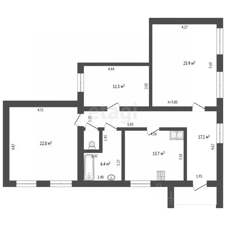 Дом в Забайкальский край, Чита 2-я Московская ул. (140 м) - Фото 2
