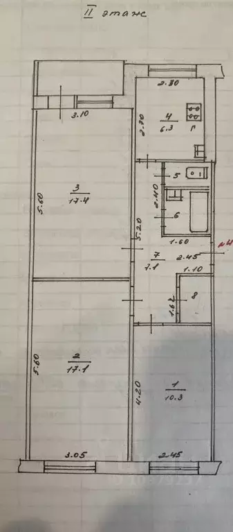 3-к кв. Ярославская область, Ростов 1-й мкр, 7 (63.5 м) - Фото 2