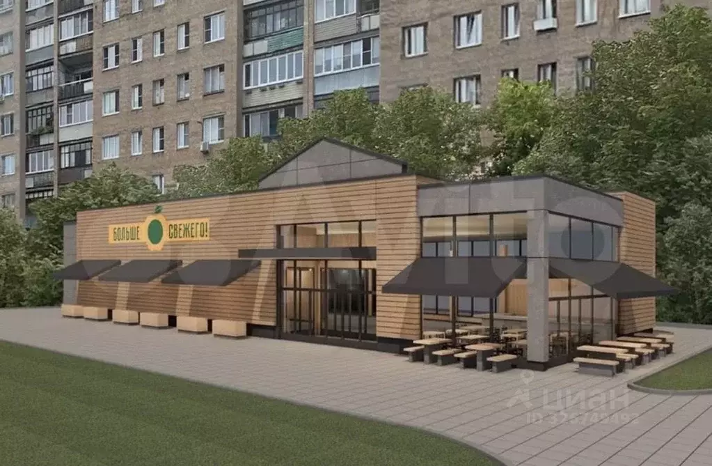 Торговая площадь в Московская область, Пушкино Серебрянка мкр, 57А (20 ... - Фото 1