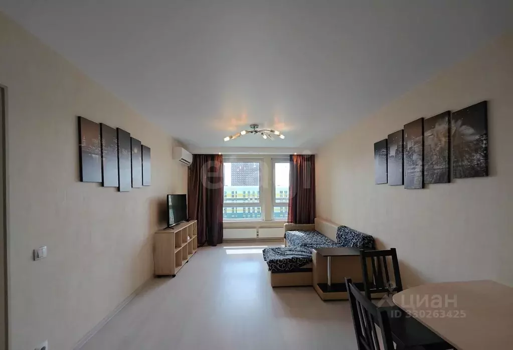 Студия Москва Варшавское ш., 141к12 (34.8 м) - Фото 1