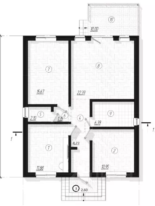 Дом в Крым, Симферопольский район, с. Пожарское ул. Малая (80 м) - Фото 2