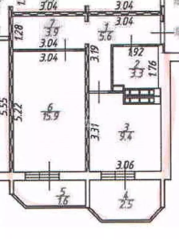 1-к кв. Московская область, Домодедово Северный мкр, ул. Гагарина, 63 ... - Фото 2