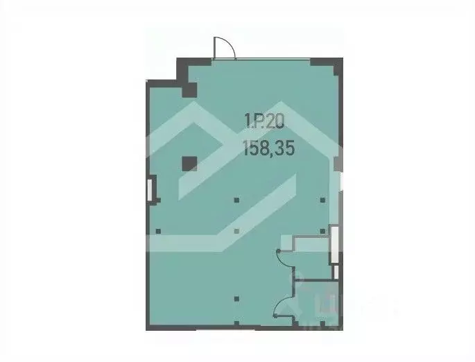 Помещение свободного назначения в Москва Складочная ул., 6С36 (158 м) - Фото 2
