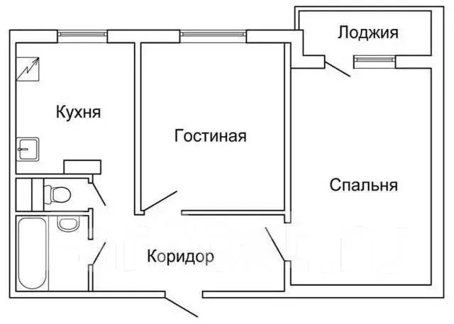 Продаётся 2-к квартира, 60.3 м - Фото 0
