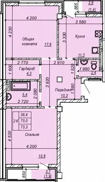 2-к кв. Новосибирская область, Новосибирск Затулинский жилмассив, ул. ... - Фото 0