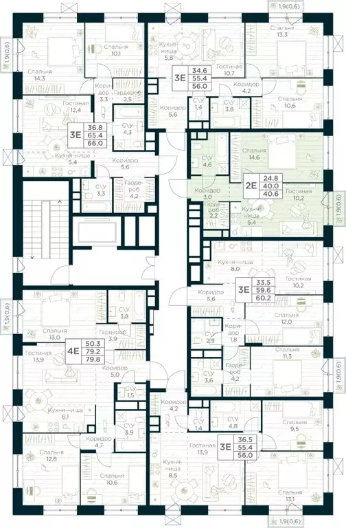 1-к кв. Башкортостан, Уфа Глумилино жилрайон, Урман Сити жилой ... - Фото 2