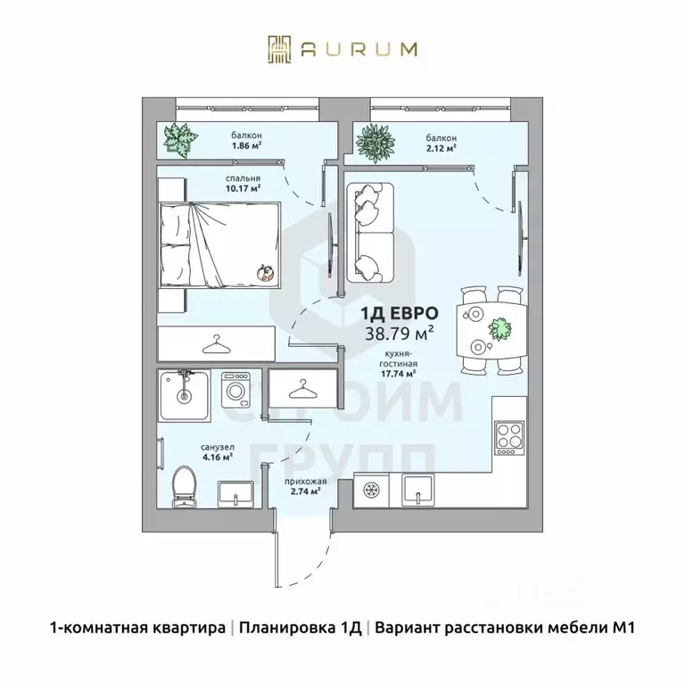 1-к кв. Владимирская область, Ковров Озерная ул., 35 (38.79 м) - Фото 0