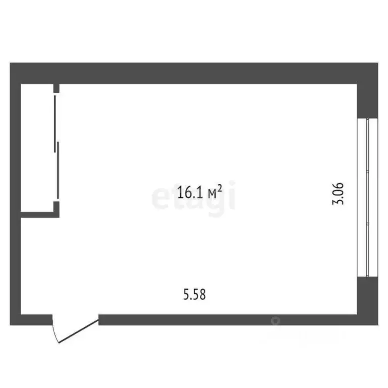 Комната Коми, Сыктывкар Строитель мкр, ул. Молодежная, 9А (16.1 м) - Фото 2
