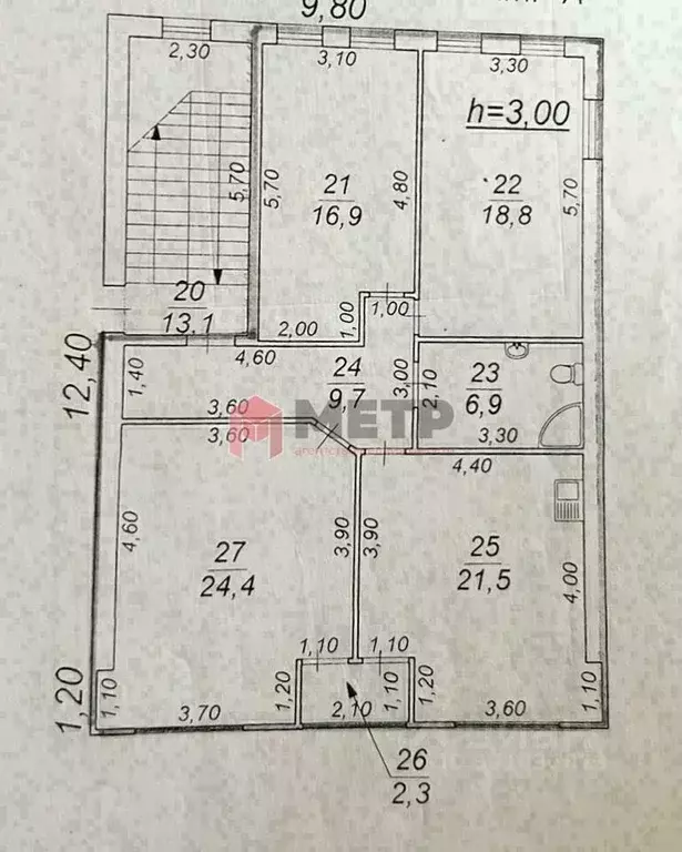 3-к кв. Севастополь ул. Трудовая, 25 (100.5 м) - Фото 0