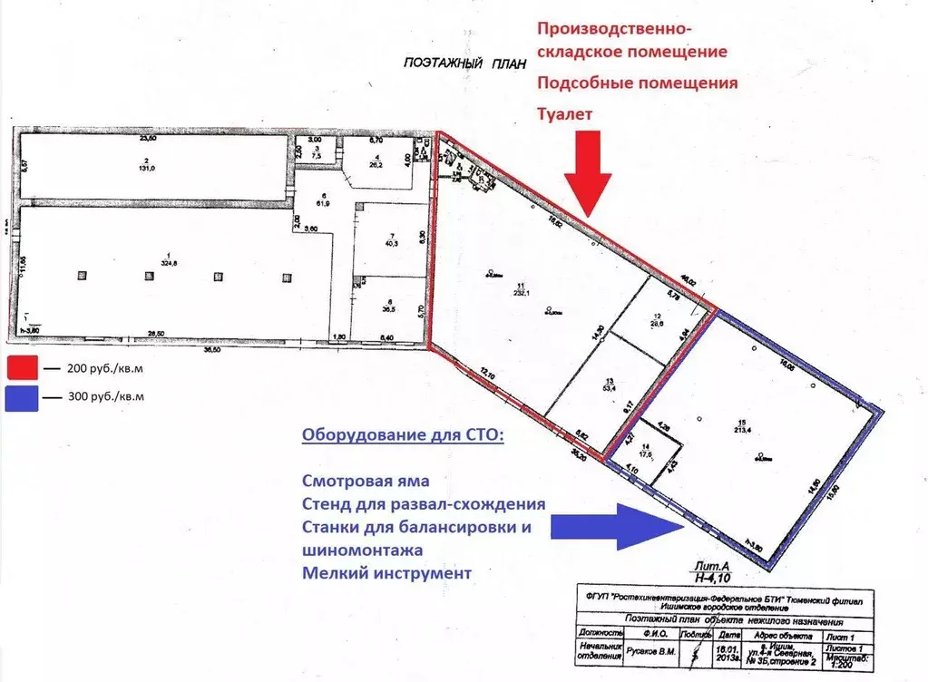 Помещение свободного назначения в Тюменская область, Ишим ул. 4-я ... - Фото 1