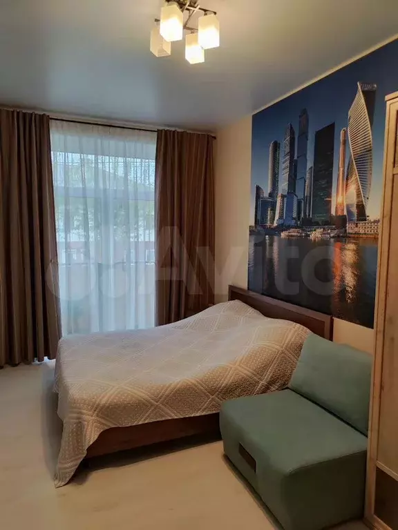 1-к. квартира, 37 м, 1/4 эт. - Фото 1