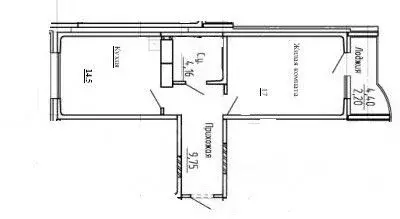 1-к кв. Оренбургская область, Оренбург Салмышская ул., 74 (46.8 м) - Фото 2