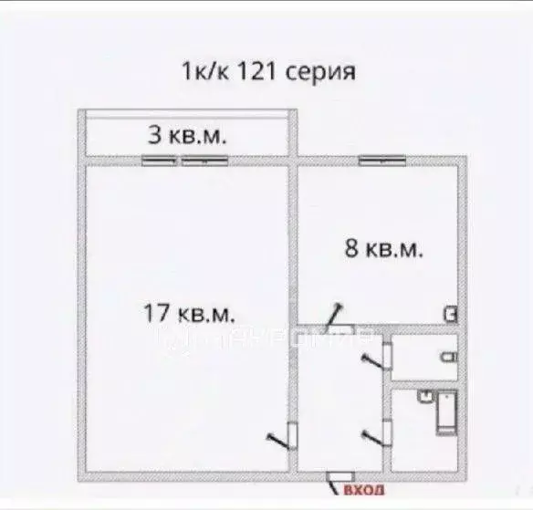 1-к кв. Челябинская область, Челябинск ул. Чичерина, 30 (34.3 м) - Фото 1