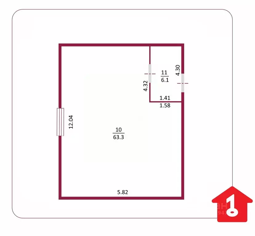 Помещение свободного назначения в Омская область, Омск Октябрьская ... - Фото 2