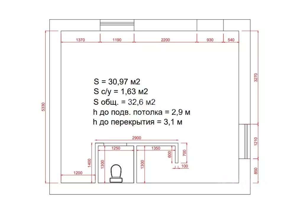 Помещение свободного назначения в Ульяновская область, Ульяновск ул. ... - Фото 2