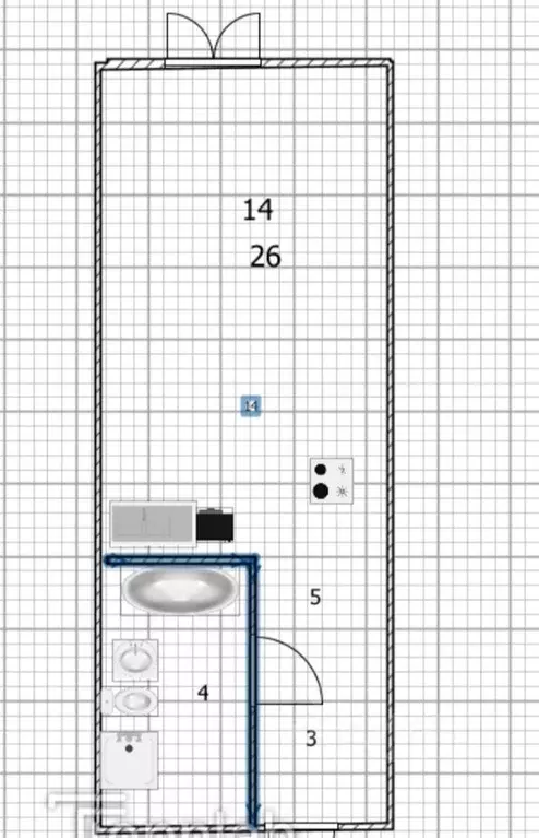 Студия Башкортостан, Уфа ул. Аксакова, 79 (26.0 м) - Фото 2