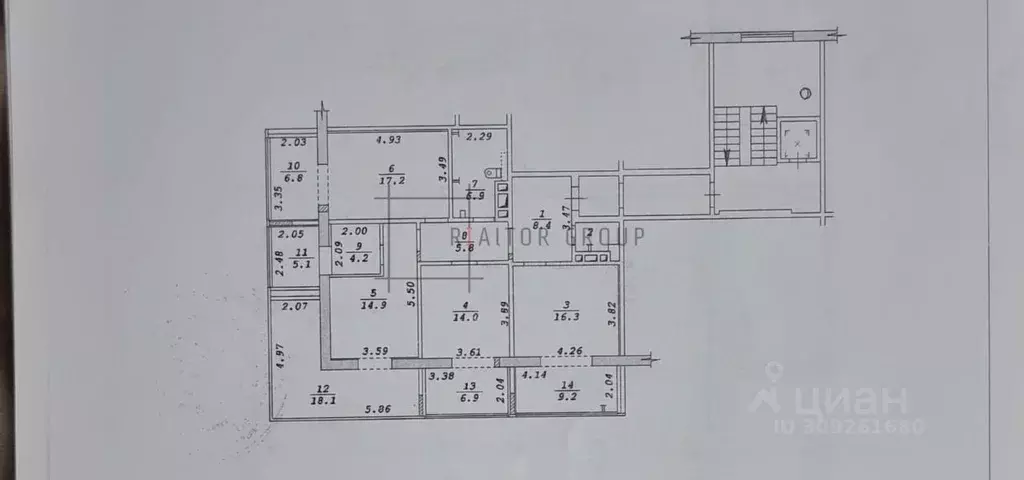 3-к кв. Новосибирская область, Новосибирск Горский мкр, 53 (140.0 м) - Фото 1