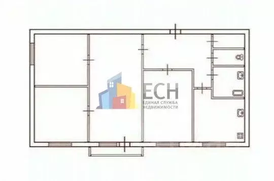 3-к кв. Тульская область, Тула ул. Седова, 25А (57.9 м) - Фото 2