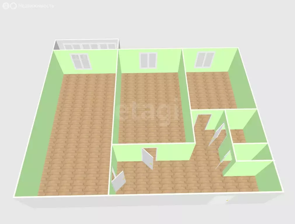 2-комнатная квартира: Анива, улица Ленина, 26 (46.1 м) - Фото 1