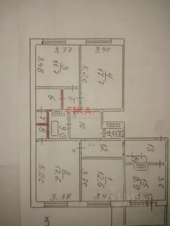 4-к кв. Саха (Якутия), Нерюнгри Южно-Якутская ул., 35 (98.4 м) - Фото 2