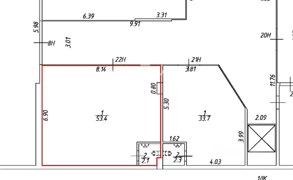 Помещение свободного назначения в Санкт-Петербург Комендантский ... - Фото 2