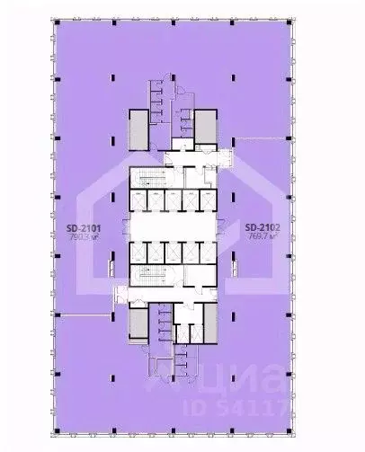 Помещение свободного назначения в Москва Дмитровский проезд, вл1Г (770 ... - Фото 2
