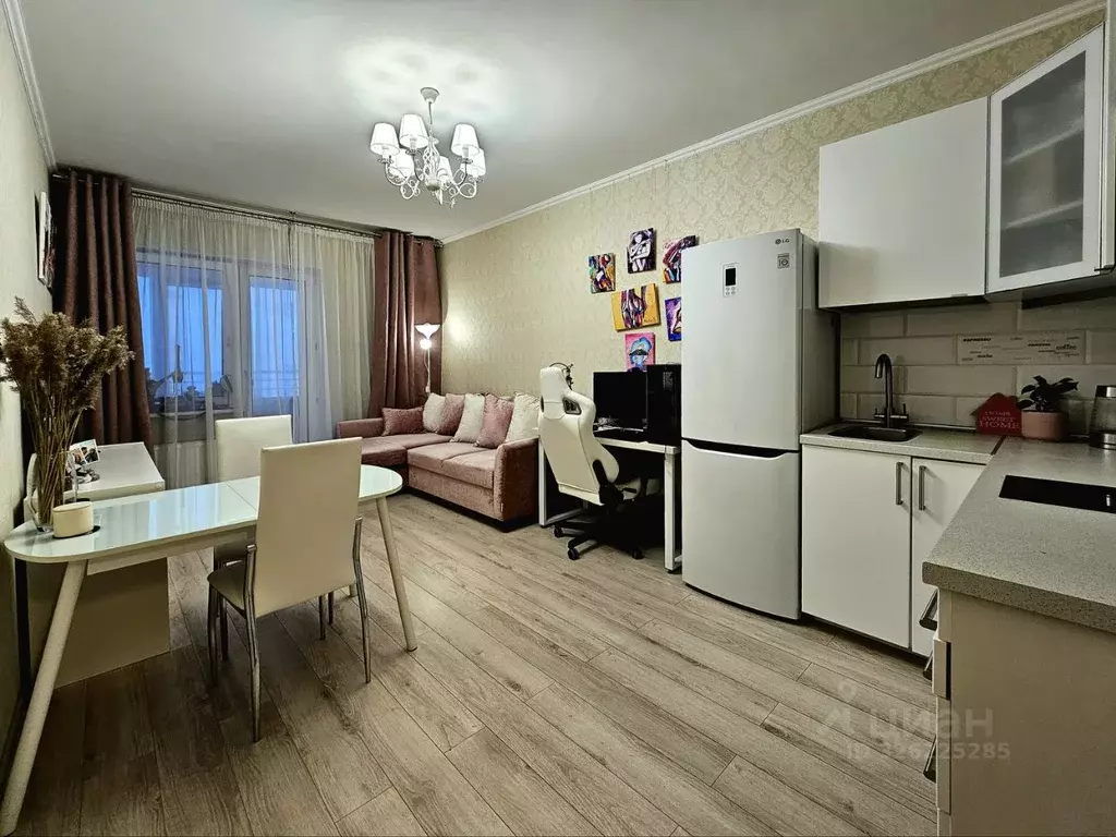 Студия Санкт-Петербург ул. Среднерогатская, 11 (27.2 м) - Фото 2