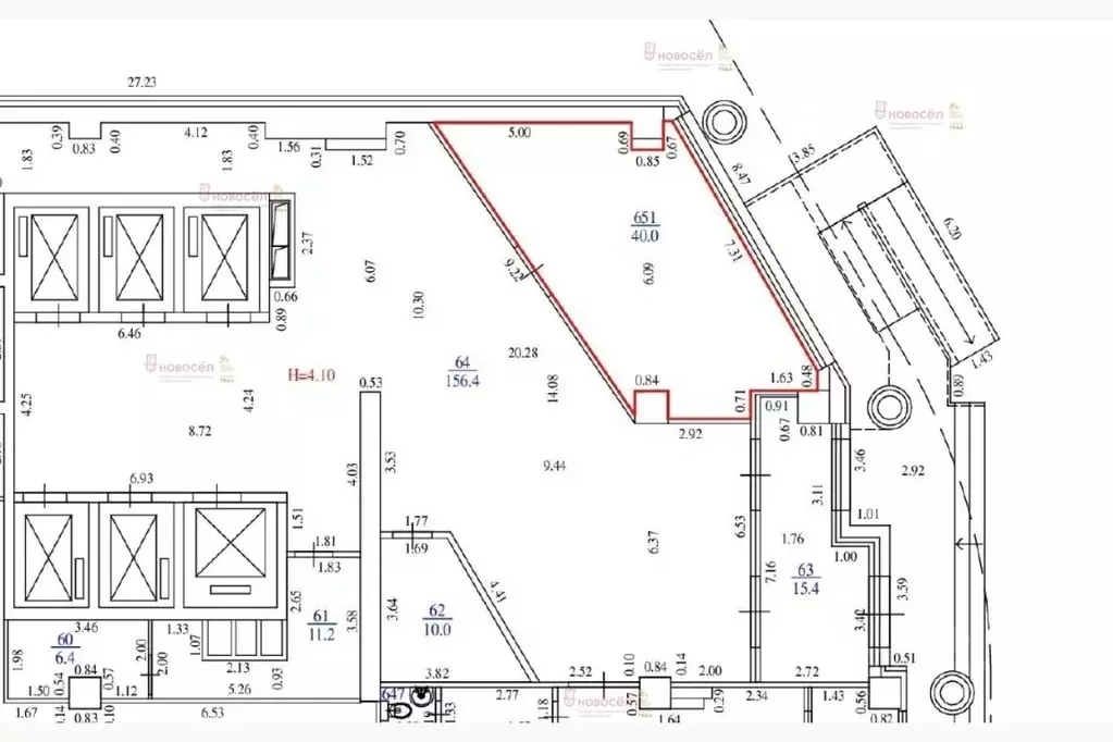 Торговая площадь в Свердловская область, Екатеринбург ул. Основинская, ... - Фото 2