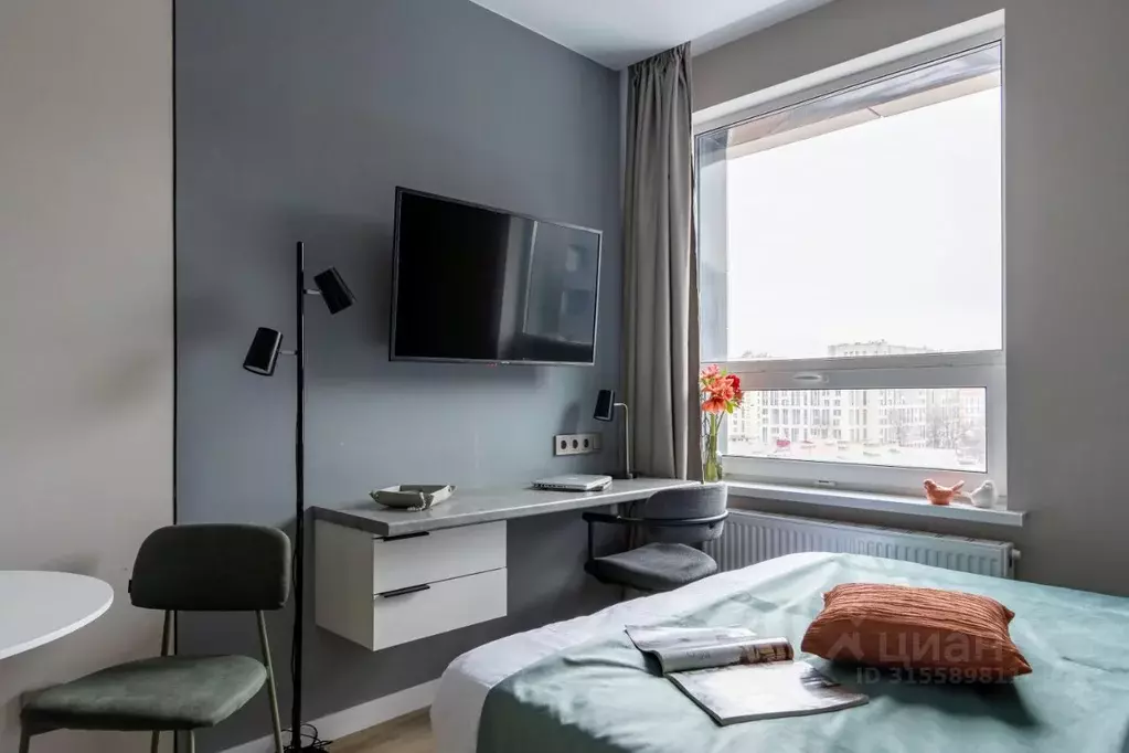 Студия Санкт-Петербург бул. Измайловский, 1к2 (24.0 м) - Фото 0
