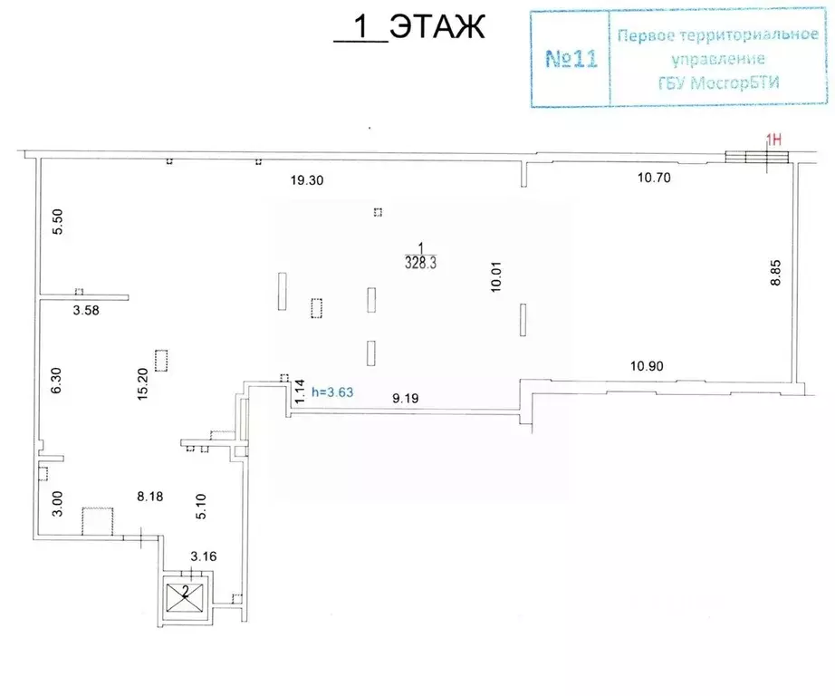 Торговая площадь в Москва 4-й Верхний Михайловский проезд, 1 (372 м) - Фото 2