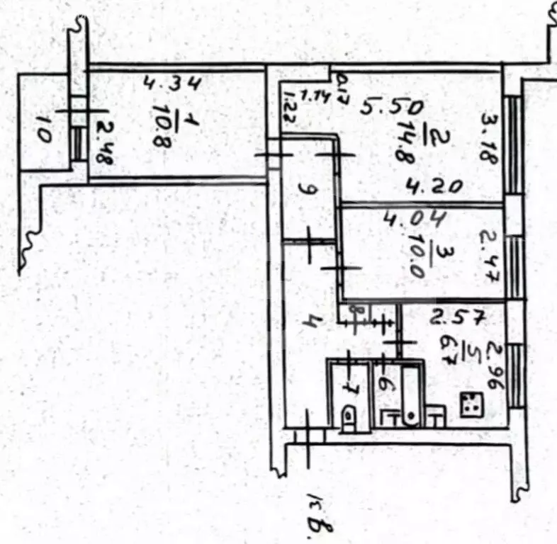 3-комнатная квартира: Воронеж, улица Чебышева, 20 (56.6 м) - Фото 1