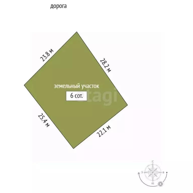 Участок в Башкортостан, Стерлитамакский район, Отрадовский сельсовет, ... - Фото 1