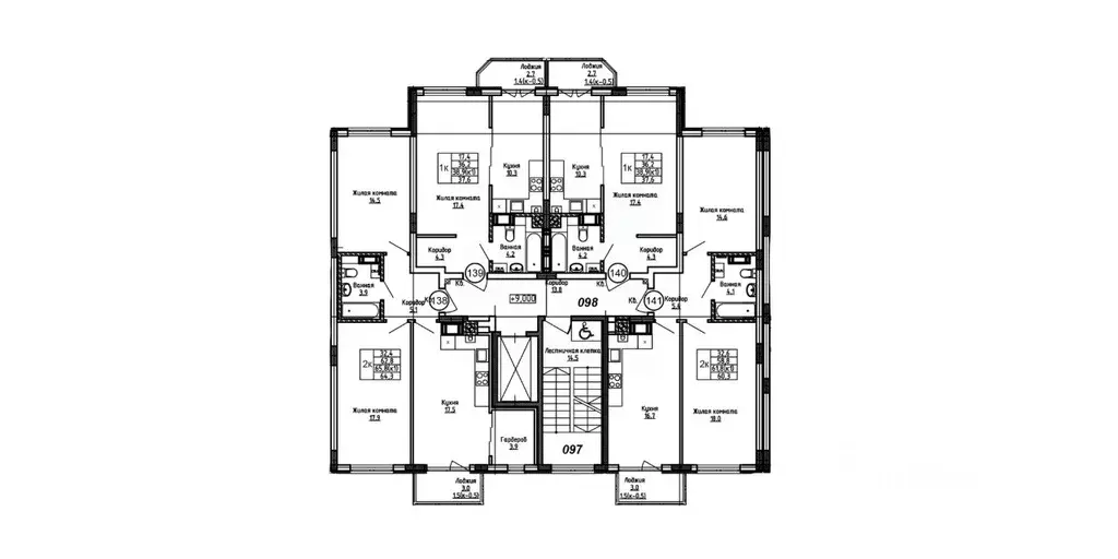 2-к кв. Калининградская область, Калининград ул. 1-я Большая окружная ... - Фото 1