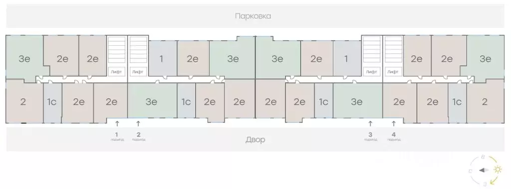 2-к кв. Воронежская область, Новоусманский район, пос. Отрадное ул. ... - Фото 2