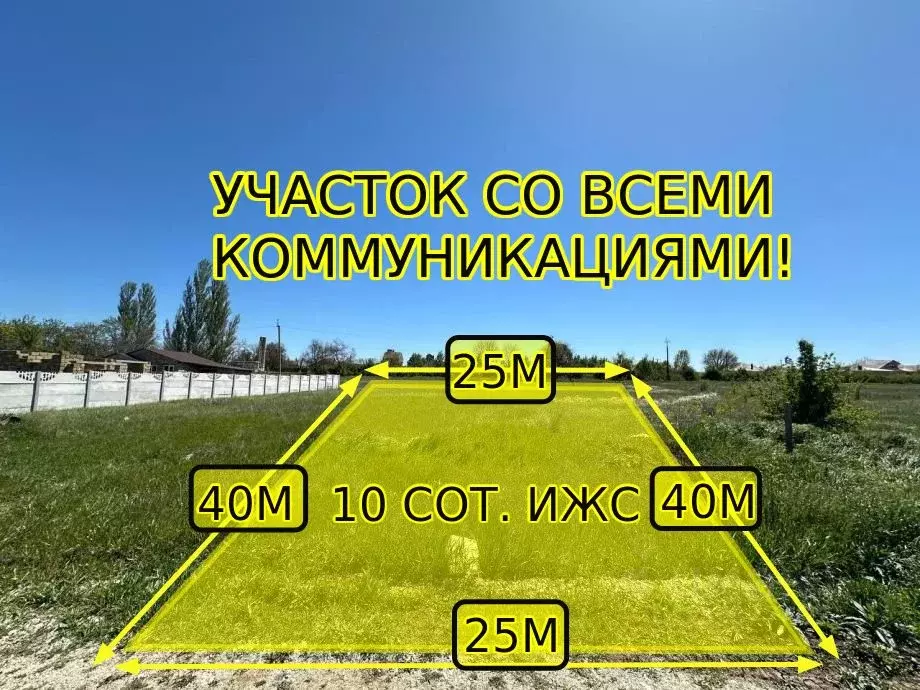 Участок в Крым, Симферопольский район, с. Урожайное, Ана-Юрт кв-л  ... - Фото 1