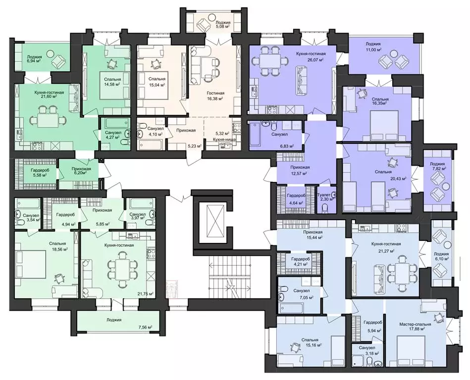 1-к кв. Марий Эл, Йошкар-Ола Теплая Речка жилой комплекс (51.15 м) - Фото 2