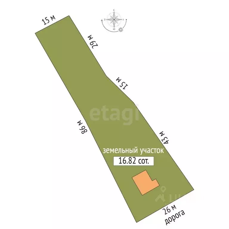 Дом в Башкортостан, Стерлитамакский район, Николаевский сельсовет, с. ... - Фото 2