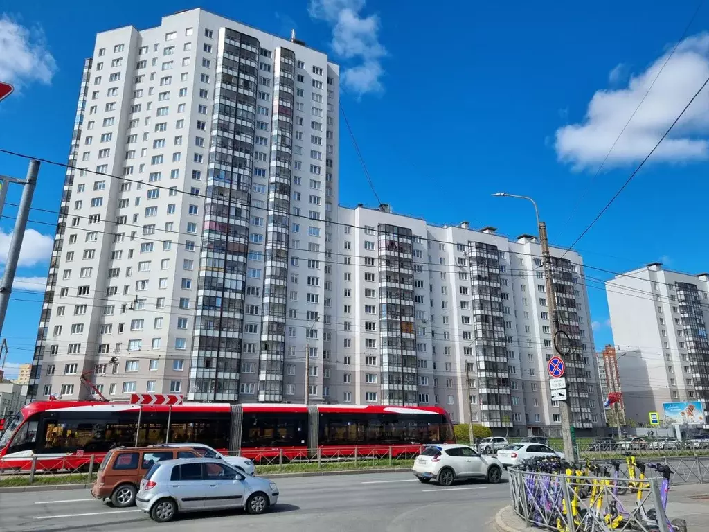 2-к кв. Санкт-Петербург ул. Коллонтай, 4к1 (52.1 м) - Фото 0