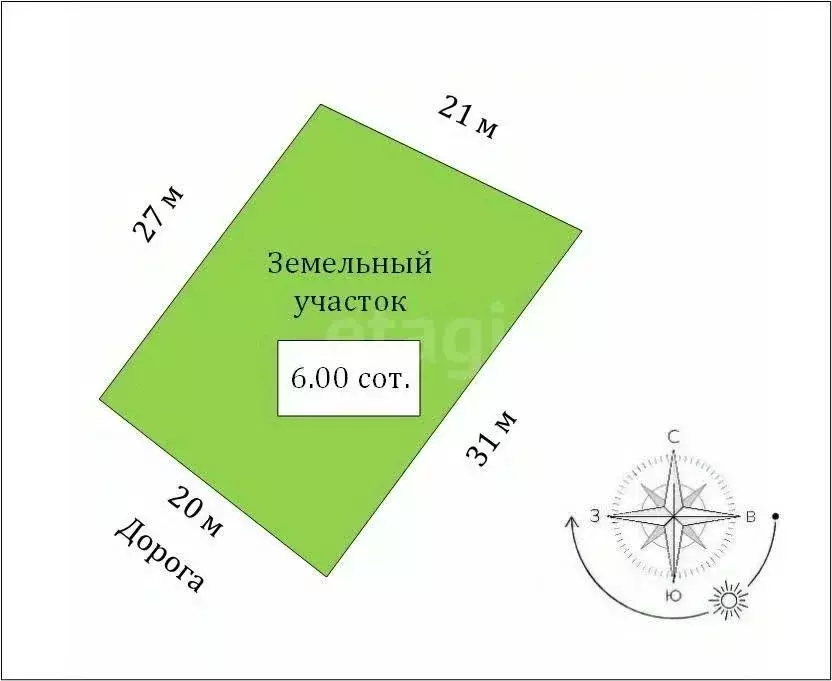 Участок в Крым, Кировский район, Первомайское с/пос, Заря СНТ пер. ... - Фото 2
