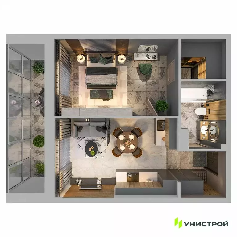 1-комнатная квартира: Санкт-Петербург, Сестрорецк, Авиационная улица, ... - Фото 1