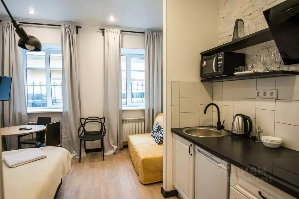 Студия Санкт-Петербург Большой Казачий пер., 9 (22.0 м) - Фото 1