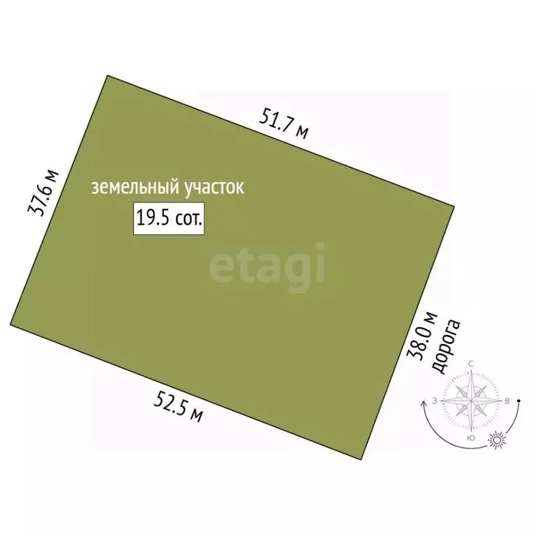 Участок в Мордовия, Рузаевский район, с. Ключарево Центральная ул. ... - Фото 1