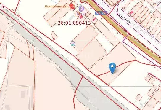 Участок в Ставропольский край, с. Красногвардейское ул. Горького ... - Фото 1