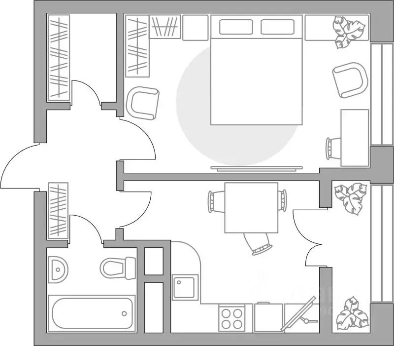 1-к кв. Московская область, Балашиха 39-й мкр, Пехра жилой комплекс, ... - Фото 1